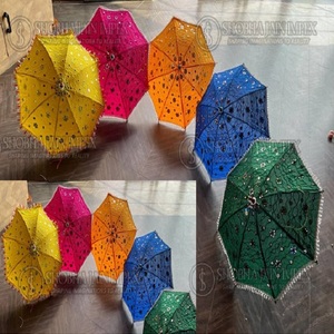 Sombrillas de Madera de Bali de Shobha Jain Impex, de Delhi, India, para Decoración de Mesa - Product Image 4