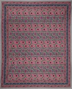 Bohemian Style Cotton Bedsheets Hand Block Printed with Natural Print <b>Vintage</b> Inspired Hand Block Printed <b>Bed</b> Sheets Premium - Product Image 4