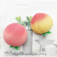Jouet Squishy Pêche Créatif et Réaliste en TPR, Doux à Presser, Anti-Stress, à Rebond Lent, Jouet de Décompression Fidget