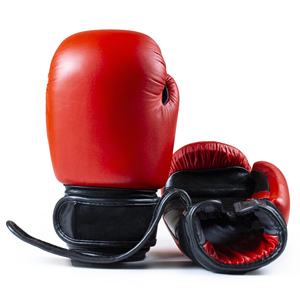 Guantes de boxeo Impresión de logotipo personalizado Guantes de boxeo de cuero real profesionales para adultos Guantes de boxeo Logotipo personalizado - Product Image 1