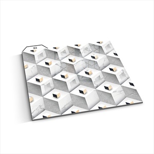 กระเบื้องพอร์ซเลนพิมพ์ดิจิตอล3D สำหรับตกแต่งภายใน60x6 0/600x60 0/600*600กระเบื้องสีขาวกระเบื้องผนังพื้น3D สไตล์โมเดิร์น - Product Image 6