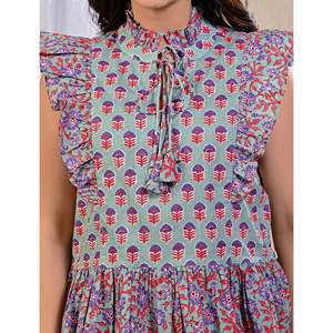 Top de Algodón Estampado Butta, Estilo Casual en Tonos Pastel, Transpirable - Product Image 2