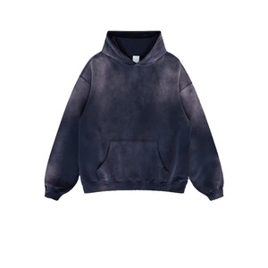 Sudadera con Capucha para Hombre, Alta Calidad, 100% Algodón, Personalizada, Estilo Urbano, Térmica, 380g, Felpa - Product Image 5