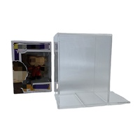 Transparent anti-poussière acrylique Funkos Pop en boîte couvercle coulissant étui collecteur boîte de rangement protecteur pour affichage uniquement