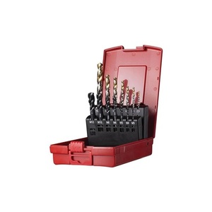 <b>Tap</b> & <b>Die</b> Set No. 204 DIN 338 C N L113 M3-M12 14-Piece HSS-E PM TiN in Plastic for Case by for DORMER - Product Image 1