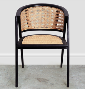 Silla de comedor minimalista hecha de madera y ratán para comedor/muebles para el hogar, apartamentos, villas u hoteles, uso de muebles interiores - Product Image 2