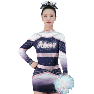 Uniformes de performance de pom-pom girl Tenues respirantes et flexibles pour un confort maximal - Product Image 3