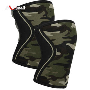 Gran oferta, tamaño personalizado, 7mm, Neopreno, levantamiento de pesas, manga de rodilla, soporte para levantamiento de pesas - Product Image 4