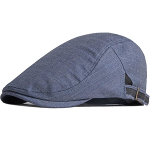 Casquette de gavroche en coton vintage classique pour homme avec boucle métallique réglable chapeau Ivy Gatsby sangle arrière chapeau de gavroche style décontracté léger - Product Image 6