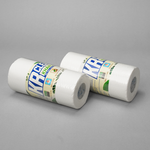 Lingettes de nettoyage réutilisables Krclean 50pcs serviettes de cuisine non tissées blanches écologiques et solides pour l'élimination de l'huile et de la saleté - Product Image 1