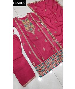 Diseñador indio paquistaní Salwar Kameez Bollywood vestido fiesta desgaste traje de boda pesado Sharara traje con el precio más bajo - Product Image 1