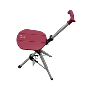 Bliss Medical Factory Manufacturer Adjustable Walking Stick Anti Slip Lightweight Three-Legged Cane Stool Crutch Chair