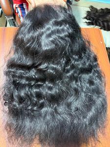 Ekstensi rambut Virgin India mentah pra-pencabutan ketebalan tinggi 13x4 13x6 renda depan untuk Swiss untuk renda Frontal pilihan panjang pendek <span class=keywords><strong>Av</strong></span>