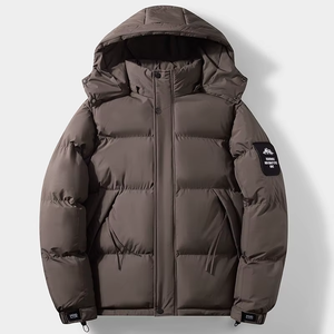 Veste à capuche pour homme, imperméable, respirante, chaude, tendance, pour la randonnée, le camping, l'automne, avec logo sur le devant - Product Image 5