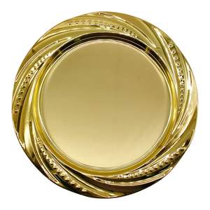 Assiette de présentation en aluminium au design moderne, taille/couleur/motif personnalisables pour rehausser l'aspect de la table lors des repas quotidiens - Product Image 3