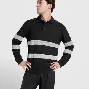 FORAN L/S Polo Personalizzata ad Alta Visibilità per Scopi Promozionali - Product Image 4