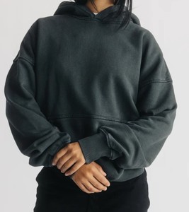 เสื้อฮู้ดแนวสตรีทเสื้อสวมหัวโอเวอร์ไซส์มีซิปหนาใส่สบายออกแบบโลโก้ได้ตามต้องการ - Product Image 3