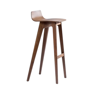 Silla de bar de madera de teca para interiores y exteriores de diseño moderno para restaurante, café, villa, muebles para el hogar, fuerte para hotel, centro comercial, exterior - Product Image 1