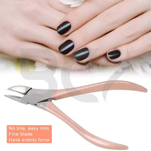 Coupe-cuticules en acier inoxydable, coupe-ongles, pince à ongles incarnés, outil de pédicure professionnel durable et incurvé - Product Image 4