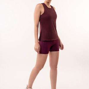 Premium Breathable Eco-Friendly Quick Dry <b>Women's</b> <b>Tank</b> <b>Top</b> Summer Fashion High Quality <b>Knitted</b> Fabric Yoga <b>Tops</b> Custom Logo - Product Image 5