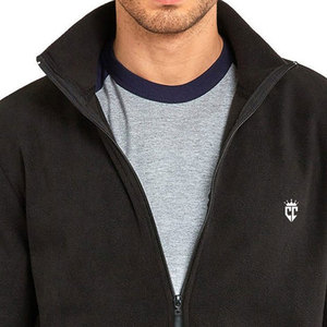 Veste polaire de style tendance pour hommes avec fermeture à glissière en toile à col montant pour une utilisation en extérieur en vente! - Product Image 6