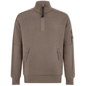 Sweats à demi-fermeture éclair de qualité supérieure pour chemise polaire pour hommes fermeture éclair quart avec col montant pull Hal Zip sweat - Product Image 1