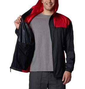 Chaqueta Cortavientos con Capucha para Hombre, Estilo Urbano, con Estampado Reflectante, Transpirable, Impermeable, para Correr - Product Image 3