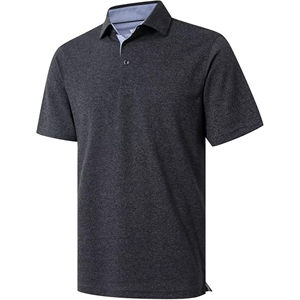 Polo de travail pour homme avec col côtelé et manches courtes, idéal pour les uniformes du personnel de l'entreprise et les options de logo personnalisé. - Product Image 1