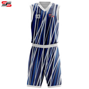 Dernière conception Impression par sublimation Maillot de basket-ball en gros Uniformes de basket-ball réversibles pour jeunes personnalisés - Product Image 3