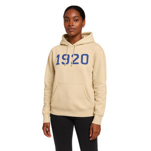 Année de fondation 1920 Zeta Phi Beta pull à capuche neutre mélange de coton vêtements de sororité grecque brodé personnalisé Divine Nine HBCU - Product Image 1