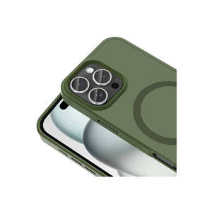 Coque de protection mate compatible MagSafe Netzy SAFA Sio Series pour iPhone 14 Plus 13 Pro Max, coque souple pour 16 Pro Max - Product Image 4