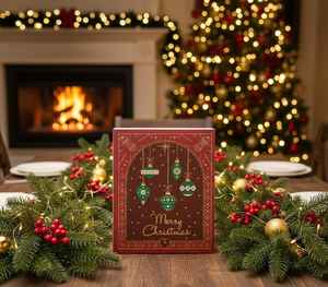 <b>Christmas</b> Book Slider Hamper <b>Boxes</b> | Luxury Sliding Drawer <b>Gift</b> Packaging <b>Christmas</b> <b>gift</b> box - Product Image 2