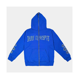 Sweat à capuche d'hiver en molleton 300 grammes, coupe classique, style streetwear premium, délavé à l'acide, 100% coton, pour hommes - Product Image 5