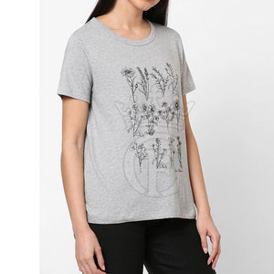 Alto fabricante hecho en el mejor material Ropa de calle Camiseta de mujer de gran tamaño de moda - Product Image 3