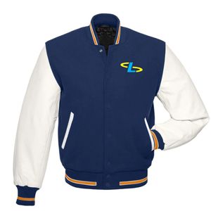 Chaqueta Universitaria de Manga Larga para Mujer, Fabricada por OEM, Transpirable, con Bordado y Diseños Varsity - Product Image 3