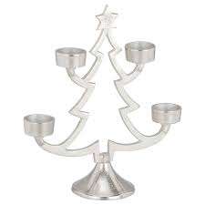 Support votif de lumière de thé en métal fait main de nouveau design dans la couleur argentée pour la décoration de Noël - Product Image 3