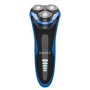 Afeitadora Eléctrica Inalámbrica Recargable para Hombre, Recortadora de Barba Impermeable IPX7 para Uso en Seco y Húmedo con Triple Cuchilla - Product Image 1