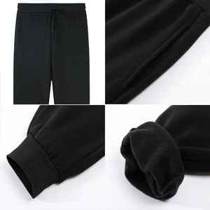 Conjunto de dos piezas de calidad de chándal para mujer, sudadera para correr a la moda, traje con cordón deportivo diario con capucha - Product Image 6