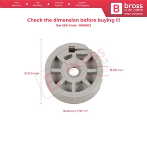 Régulateur de vitre avant gauche BWR923 pour Fiorino - Product Image 4