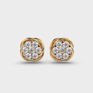 High on Demand Pear-Shaped <b>Diamond</b> <b>Dangling</b> <b>Earrings</b> in White Gold Refined Sophistication for Bridal Look Available at Low Price - Product Image 1