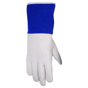 Guantes de soldadura Mig Tig hechos a medida Anti corte Anti calor resistencia a la llama Protección Laboral guantes de trabajo de soldadura de cuero de seguridad - Product Image 3