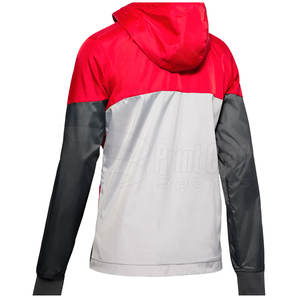 Solid Color Custom Made Breathable <b>Windbreaker</b> <b>Jacket</b> Finished Product - Product Image 2