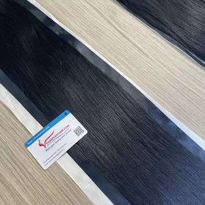 Vente en gros d'extensions de cheveux humains 100% queues de poney cuticule alignée cheveux vierges bruts cheveux de queue de cheval - Product Image 4