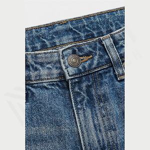 Pantalon en jean confortable pour homme, style décontracté urbain, respirant, couleur unie, prix de gros raisonnable, collection Printemps-Automne, tendance - Product Image 4