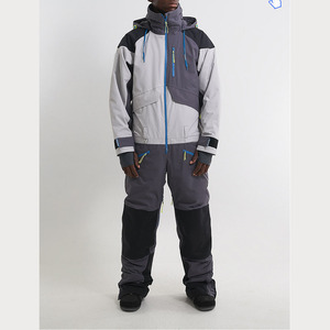 Traje de Esquí Transpirable con Capucha Estampado para Invierno, Estilo Pareja, Color Sólido, Impermeable, Cortavientos y Cálido para Hombre y Mujer - Product Image 6