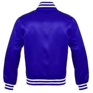 Top tendance Design vente chaude hommes de haute qualité personnalisable toile varsity veste col montant hiver polaire avant personnalisé - Product Image 6