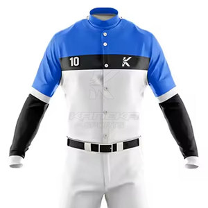 Ropa Deportiva, Uniforme de Béisbol 100% Poliéster Transpirable de Alta Calidad, Color/Talla Personalizados para Hombres Adultos - Product Image 6