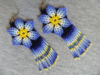 Pendentif personnalisé en forme d'oiseau en perles de rocaille, design Art Déco, 3 pièces, pour la rentrée scolaire, le baptême, l'anniversaire