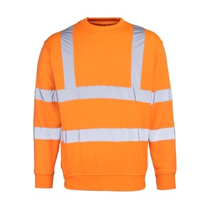 Wholesale Hot Selling Comfortable Polyester Sweatshirts Warm Fleece Safety Reflective Hoodie for Road Construction Safety Hi Vis - Product Image 1