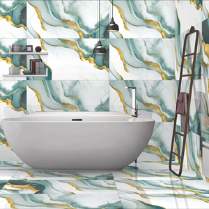 Azulejos de Porcelana con Aspecto de Mármol Vitrificado Brillante, Colección Premium, 600x1200mm, Dorado de Lujo, GVT PGVT, Azulejos Infinitos para Villa - Product Image 1